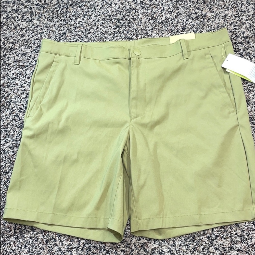 All In Motion Cargo Golf Shorts Dusty Khaki Green Mens Var Sizes Quick Dry | NWT